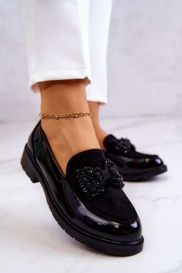 Elegantsed Lakitud mokassiinid  Must S.Barski HY51-318 Belize 2