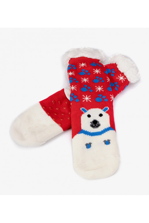 Punased isoleeritud sokid Lima Bear'iga