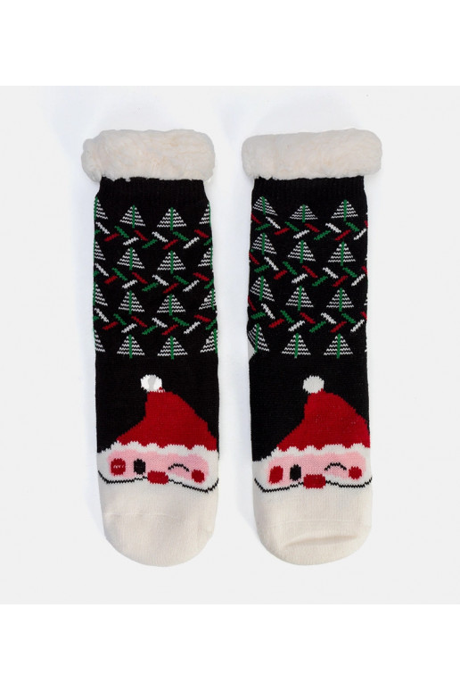 Mustad isoleeritud sokid Santa Claus... Mustad isoleeritud sokid Santa Claus...
