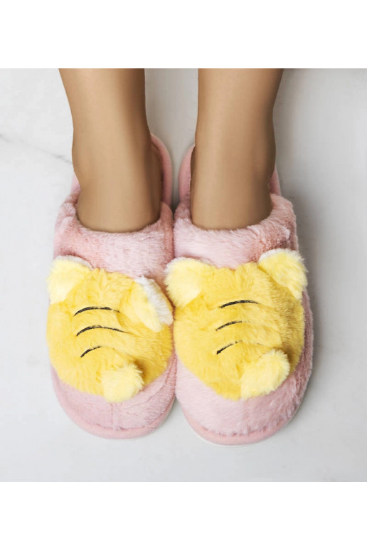 Bee roosad ja kollased pehmed sussid