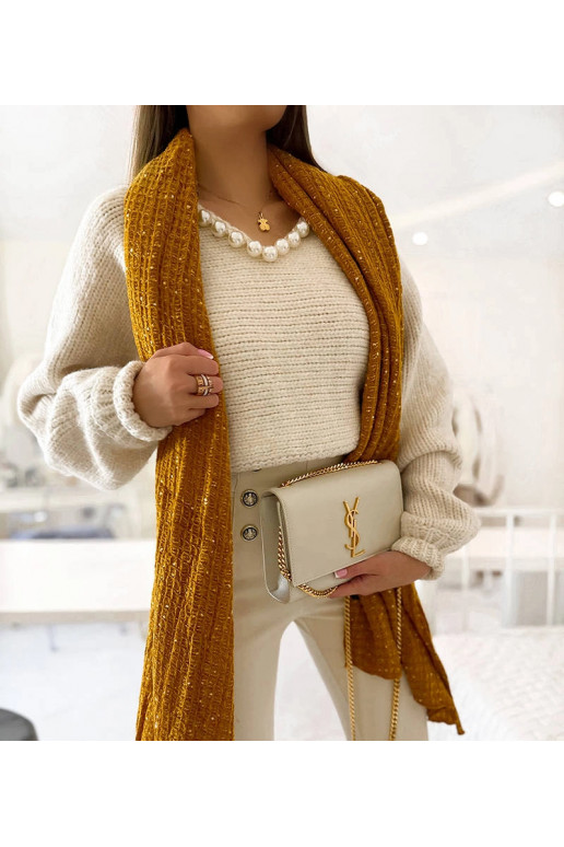 Khalili kollane täpiline sall Khalili kollane täpiline sall