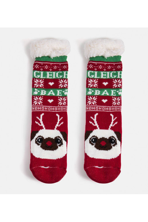 Punased soojad sokid koera Challiga Punased soojad sokid koera Challiga