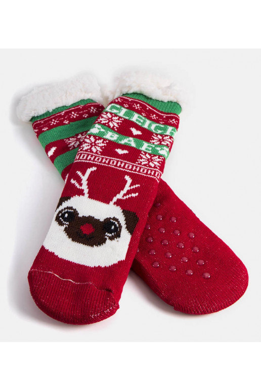 Punased soojad sokid koera Challiga Punased soojad sokid koera Challiga