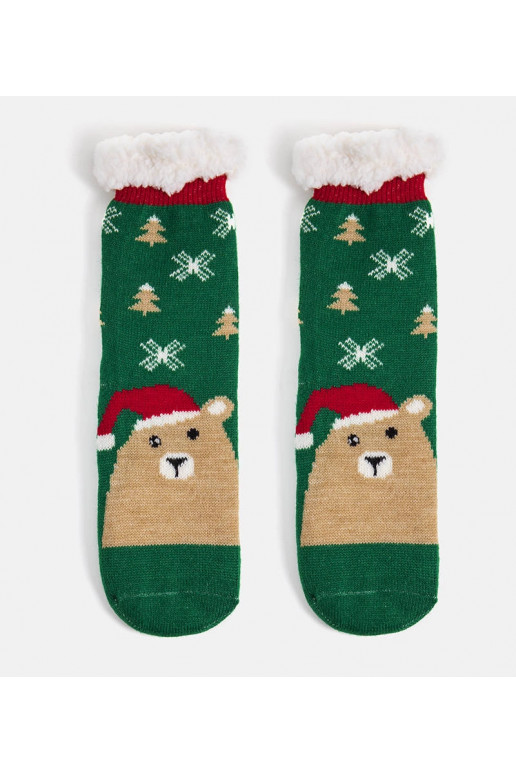 Rohelised soojad sokid Teddy Bear...