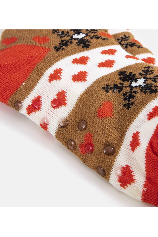 Pruunid ja oranžid Grondi talvesokid