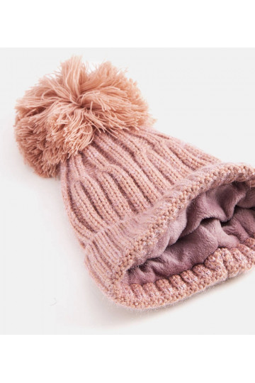 Karloti Roosa Pompom Müts 2