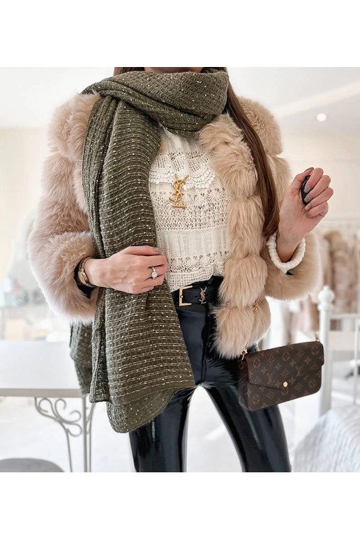 Khalili roheline täpiline sall Khalili roheline täpiline sall