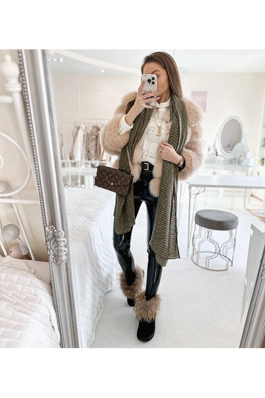 Khalili roheline täpiline sall Khalili roheline täpiline sall