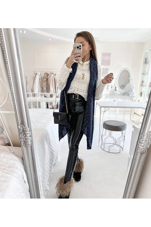 Khalil tumesinine täpiline sall Khalil tumesinine täpiline sall