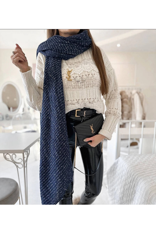 Khalil tumesinine täpiline sall Khalil tumesinine täpiline sall