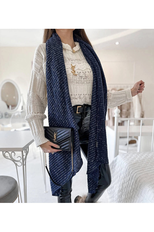 Khalil tumesinine täpiline sall Khalil tumesinine täpiline sall