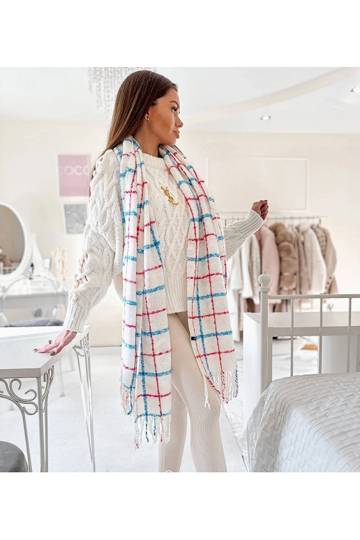 Rachael valge ruuduline sall Rachael valge ruuduline sall