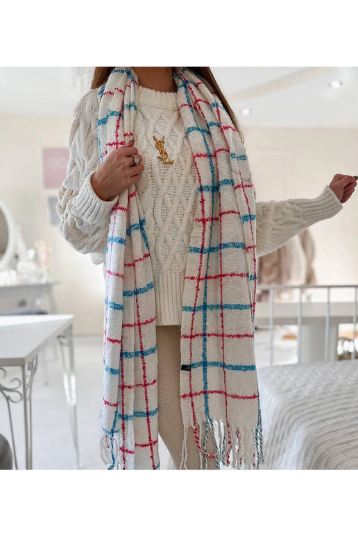 Rachael valge ruuduline sall Rachael valge ruuduline sall