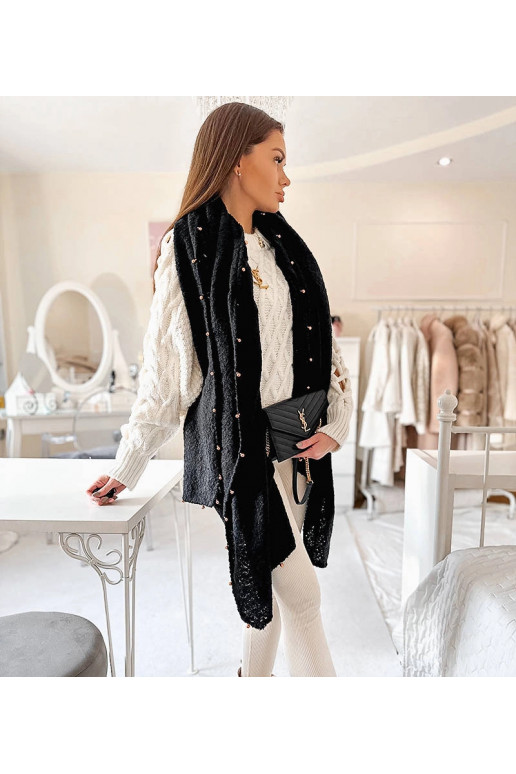 Yvonne musta helmestega sall Yvonne musta helmestega sall