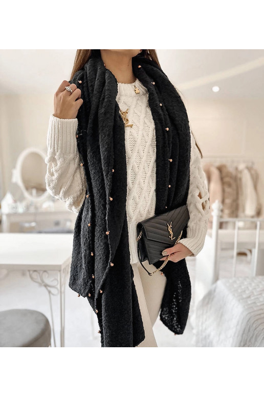 Yvonne musta helmestega sall Yvonne musta helmestega sall