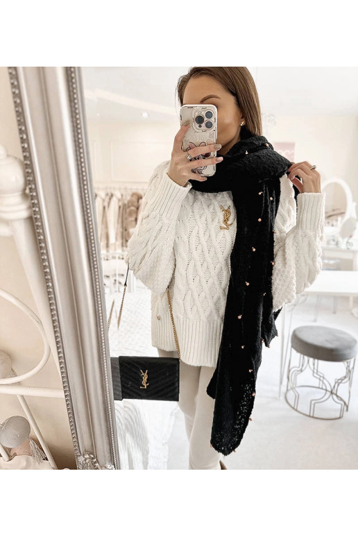 Yvonne musta helmestega sall Yvonne musta helmestega sall