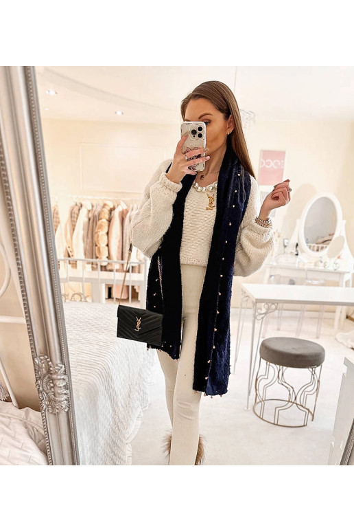 Meresinine rätik kuldsete helmestega... Meresinine rätik kuldsete helmestega...