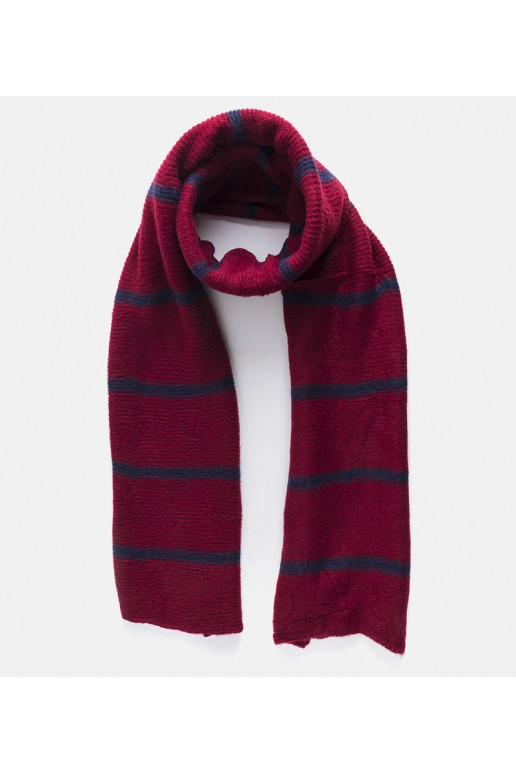 Burgundia merevärvi triipudega sall Kari Burgundia merevärvi triipudega sall Kari