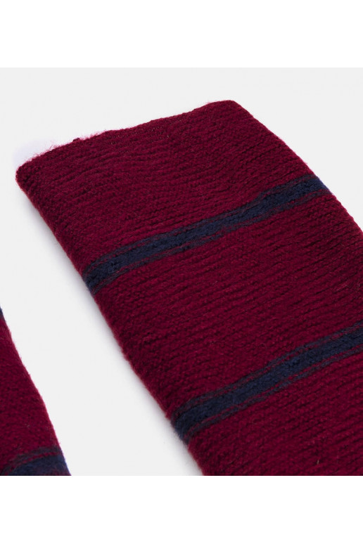 Burgundia merevärvi triipudega sall Kari Burgundia merevärvi triipudega sall Kari