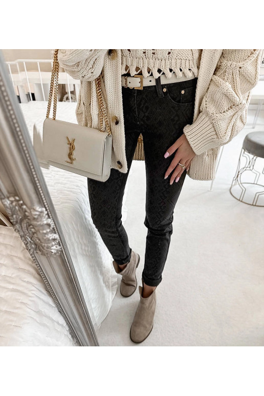 Hallid Chevrette kangast püksid