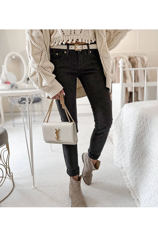 Hallid Chevrette kangast püksid