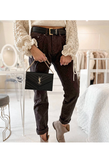 Tumepruunid püksid Pelchati... 2