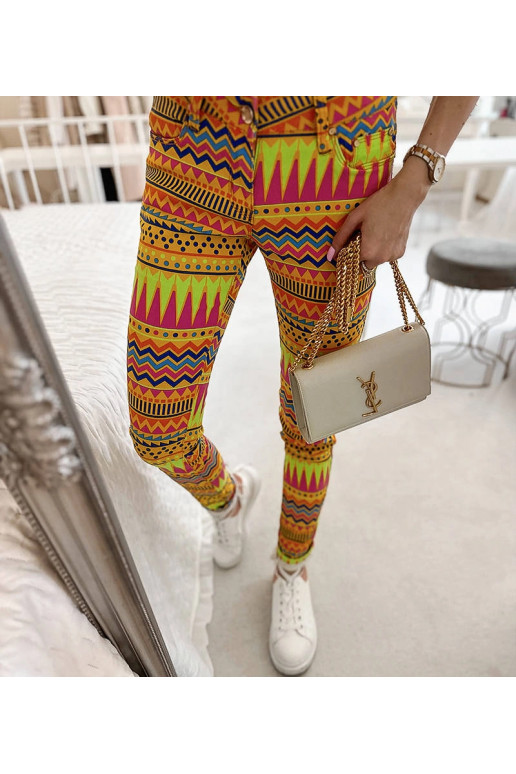 Mitmevärvilised mustriga Briardi püksid