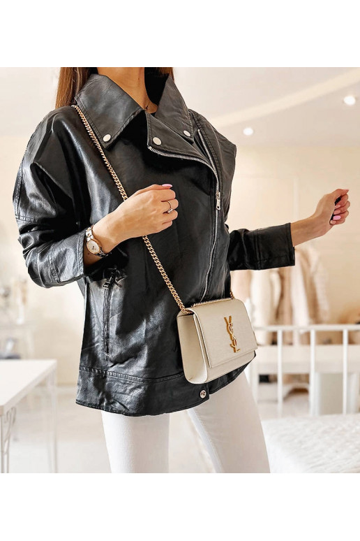 Must biker jope, öko-nahk, Quennel