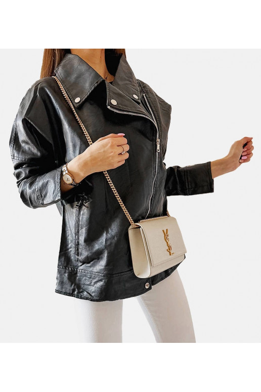 Must biker jope, öko-nahk, Quennel