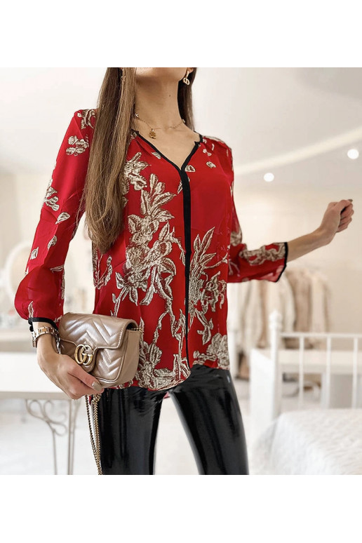 Punase mustriga Salois särk