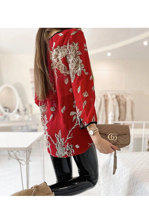 Punase mustriga Salois särk