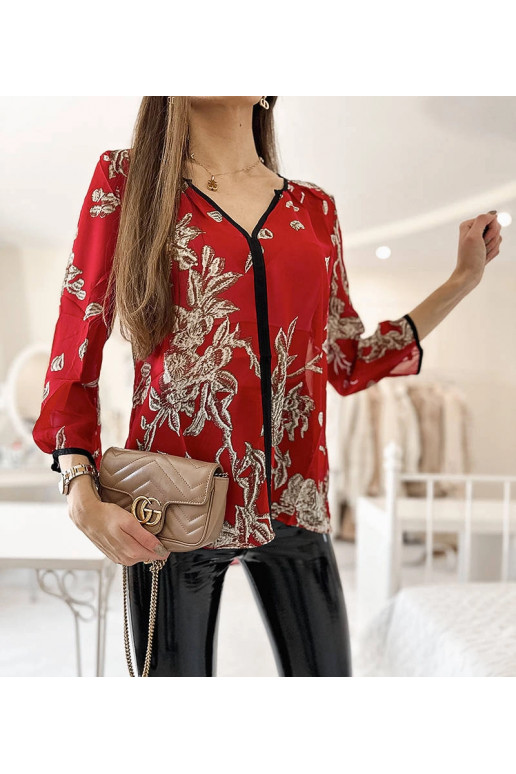 Punase mustriga Salois särk