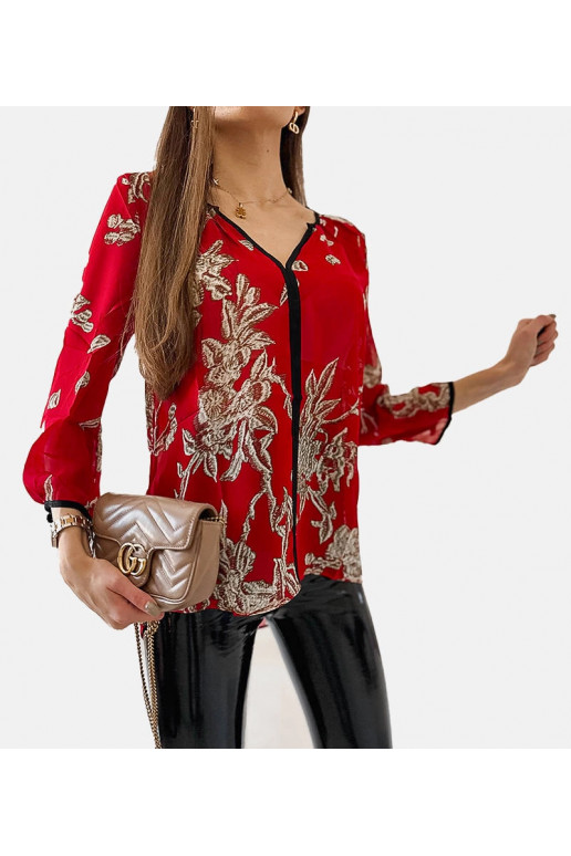 Punase mustriga Salois särk