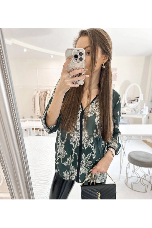 Rohelise mustriga Salois särk