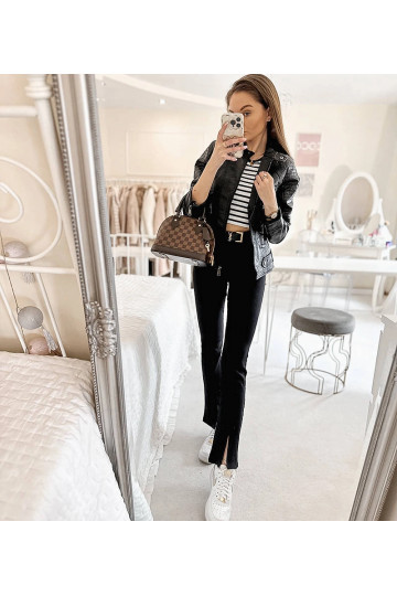 Black Lisle biker jope 2