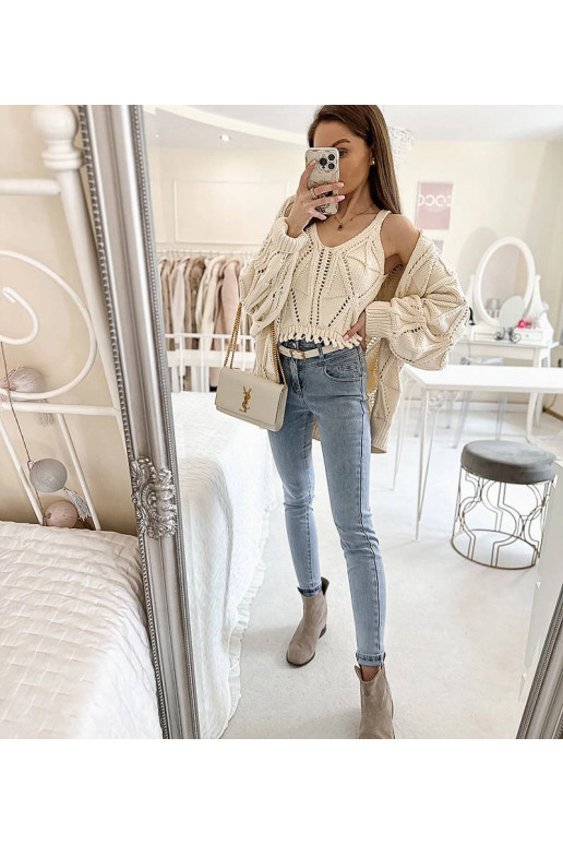 Heledad kõrge vöökohaga teksad Menilia Heledad kõrge vöökohaga teksad Menilia