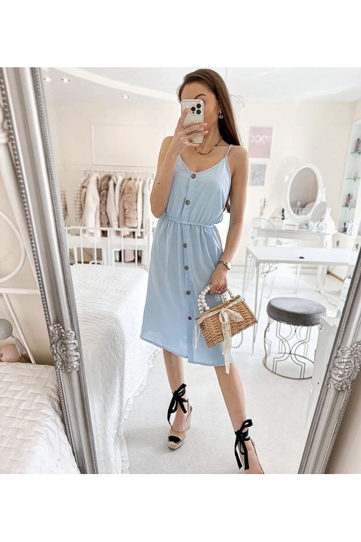 Aubin sinine rihmaga kleit