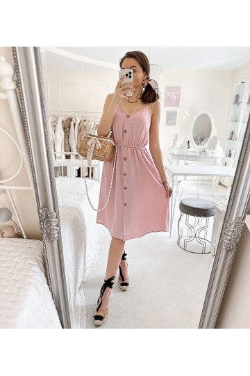 Aubini roosa rihmaga kleit