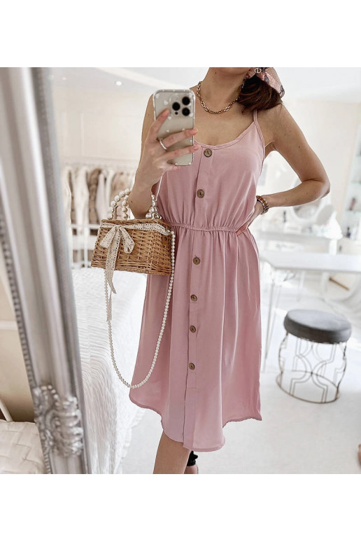 Aubini roosa rihmaga kleit