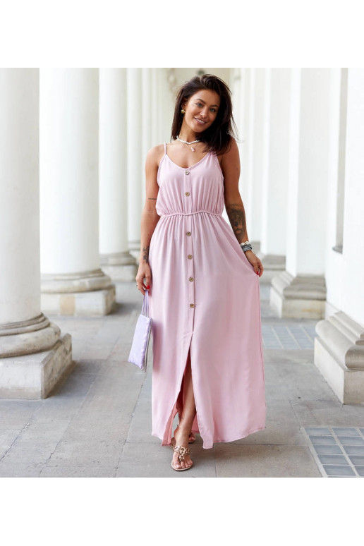 Roosa pikk kleit lõhikuga Édouard