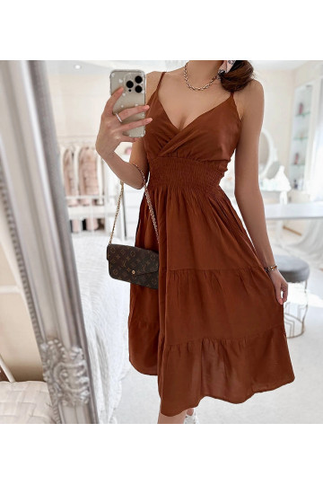 Pruun laienev kleit Yvon 2