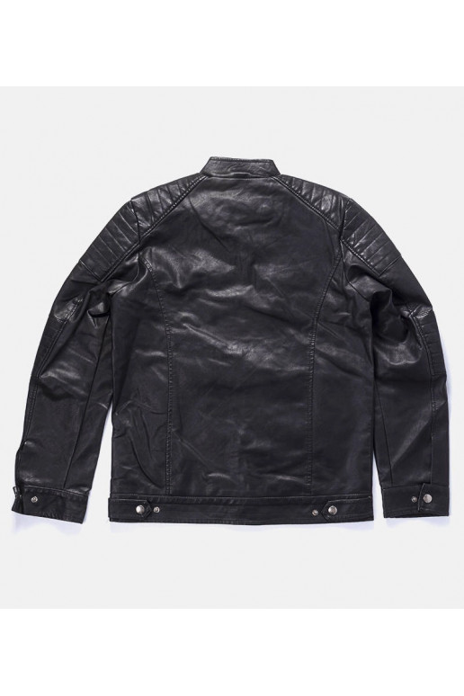 Guertini meeste must kunstnahast jope