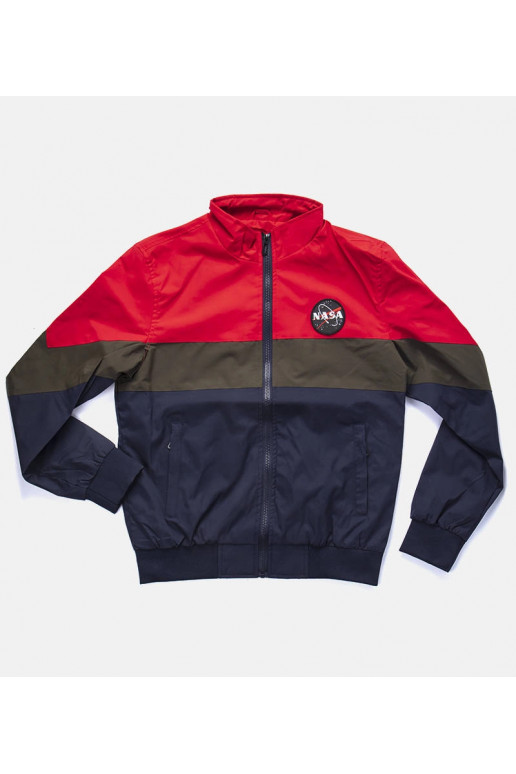 Punane püstkraega meeste jope Marmion