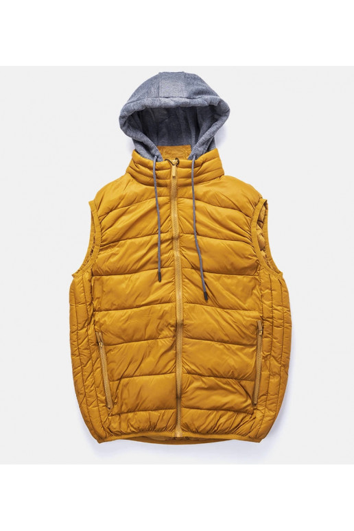 Kollane meeste vest koos dressipluusi...