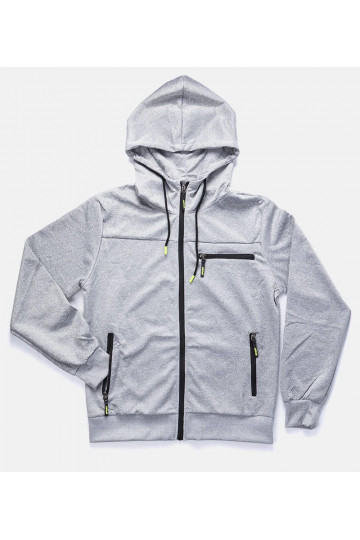 Curtis meeste helehall kapuuts