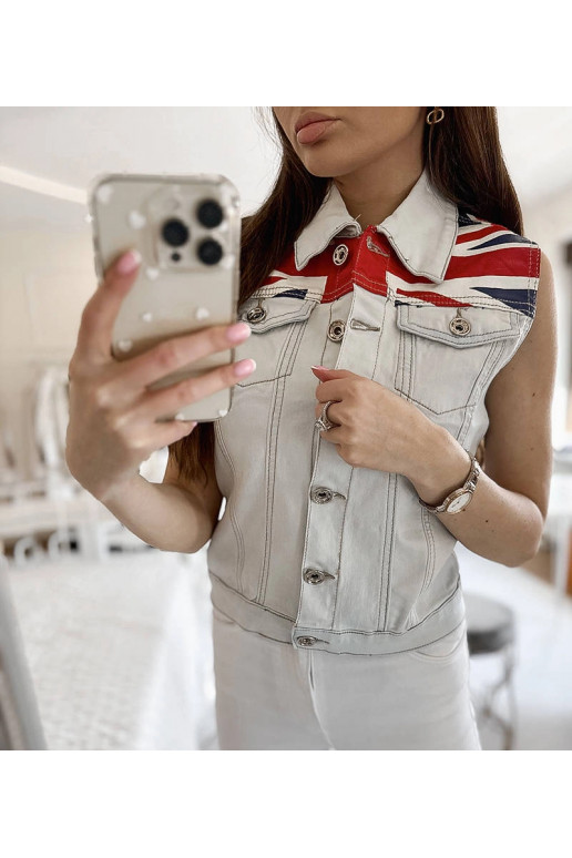 Britty naiste sinine teksavest