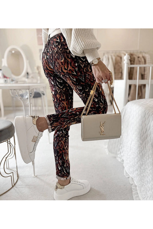 Claude Browni mustriga püksid Claude Browni mustriga püksid