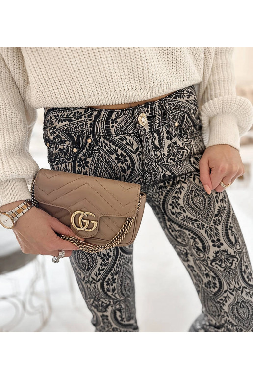 Alia mustad ja grafiidist naiste püksid Alia mustad ja grafiidist naiste püksid