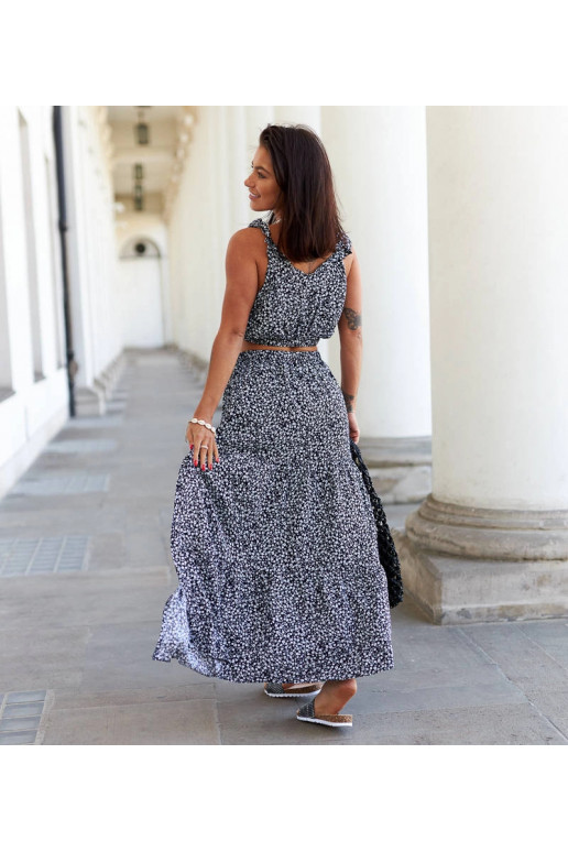 Must komplekt topi ja seelikuga Endrizzi