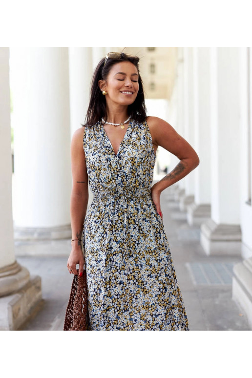 Meresinine lilleline kleit Napolitano